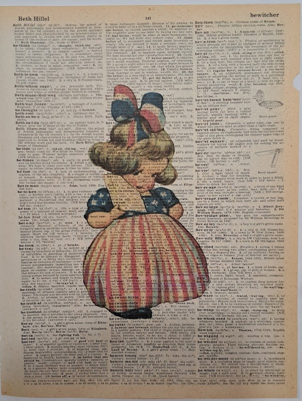4th of July: Little Girl In Red, White, & Blue Dress