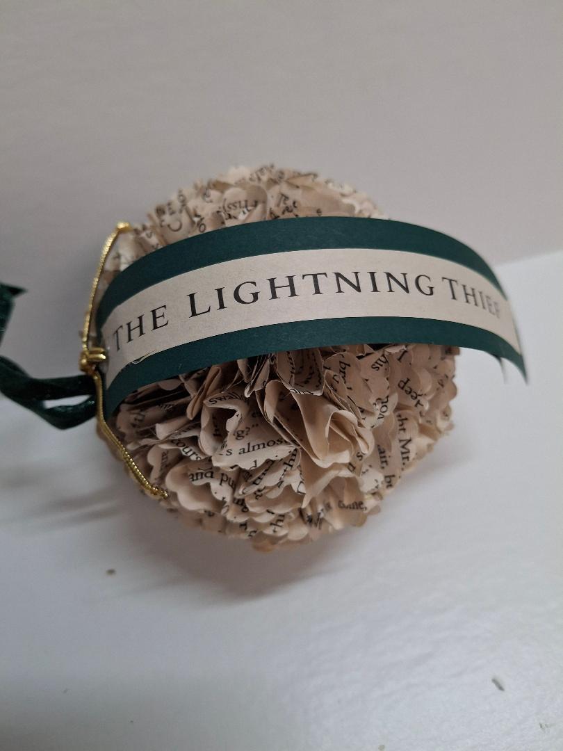 Percy Jackson & The Lightning Thief (Riordan) Book Ornament