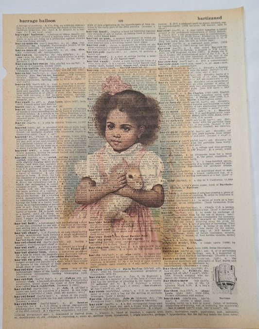 Easter: Young Girl with bunny
