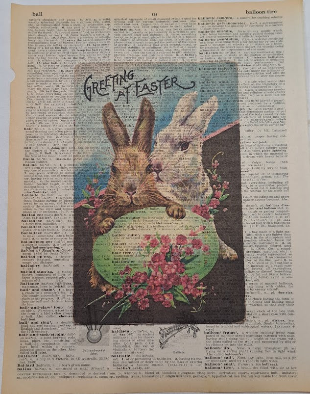 Easter: Easter Bunnies Greeting