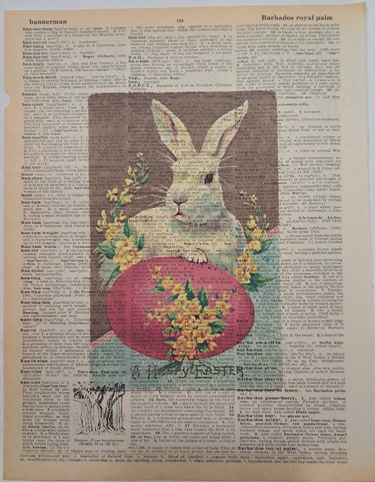 Easter: Easter Bunny with Pink Egg